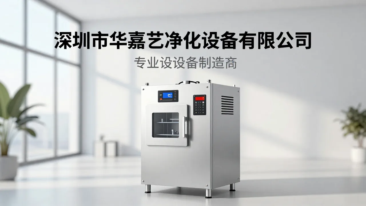 深圳市华嘉艺净化设备有限公司 首页主视觉